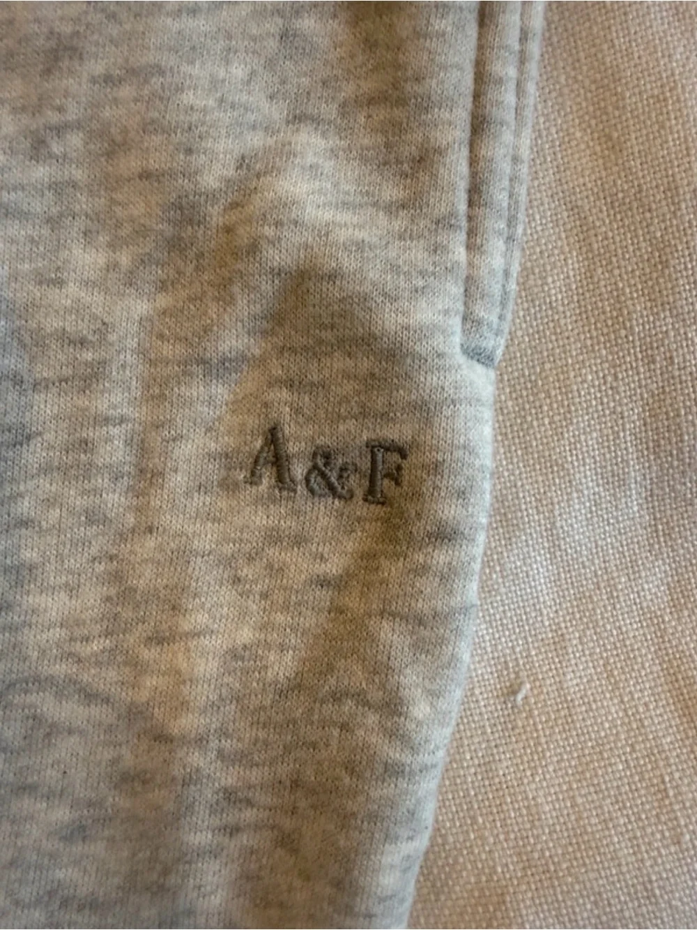 abercrombie kids Heather Gray Jogger Sweatpants